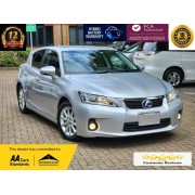 2013 SILVER Lexus CT WARRANTED LOW MILES,18M WARRANTY,LEATHER 1.8 5dr